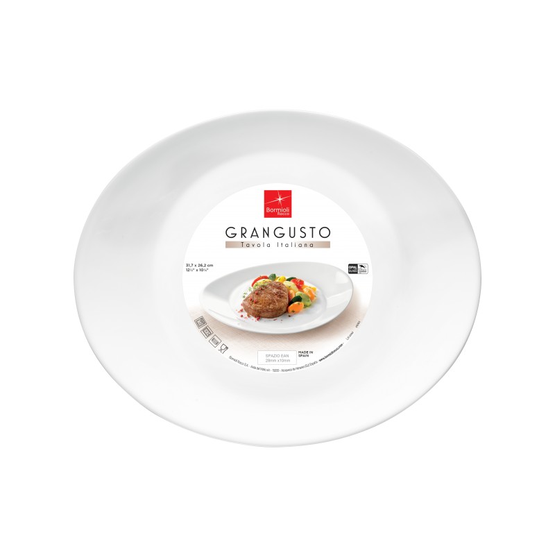 Набор тарелок для стейка 31,5 х 26,2 см 6 шт GRANGUSTO Bormioli Rocco 